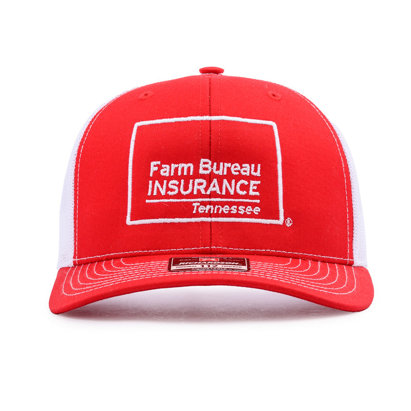 Richardson Trucker Cap - Red / White
