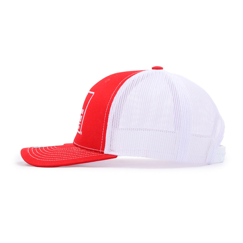 Richardson Trucker Cap - Red / White