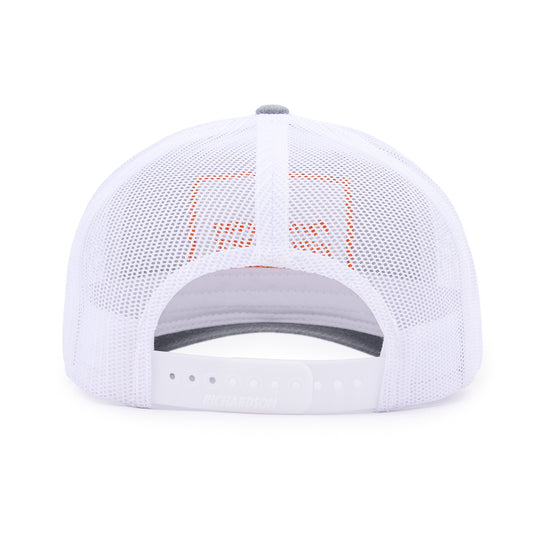 Richardson Trucker Cap - Heather Grey / White