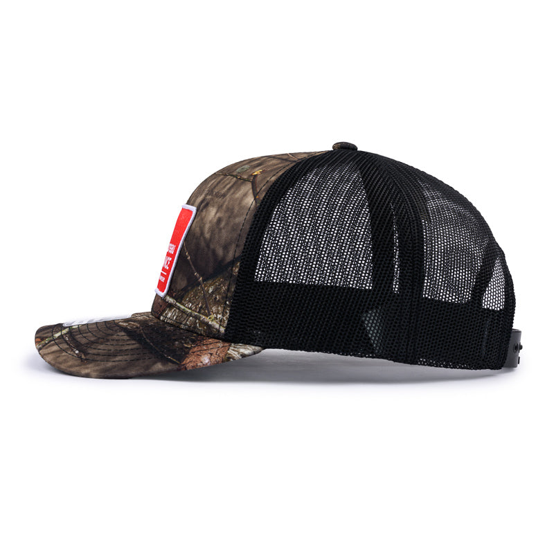 Richardson Trucker Patch Cap - Mossy Oak Country / Black