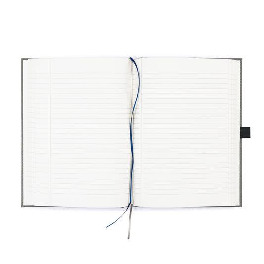 Large Bound 7" x 10" Journal - Grey