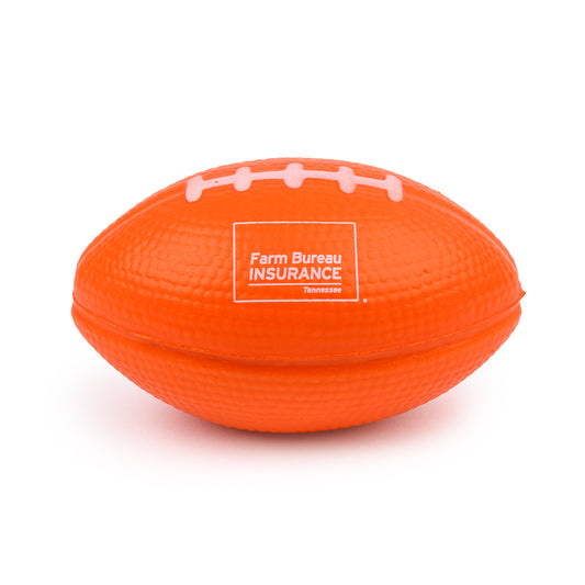 Football Stress Reliever - Orange