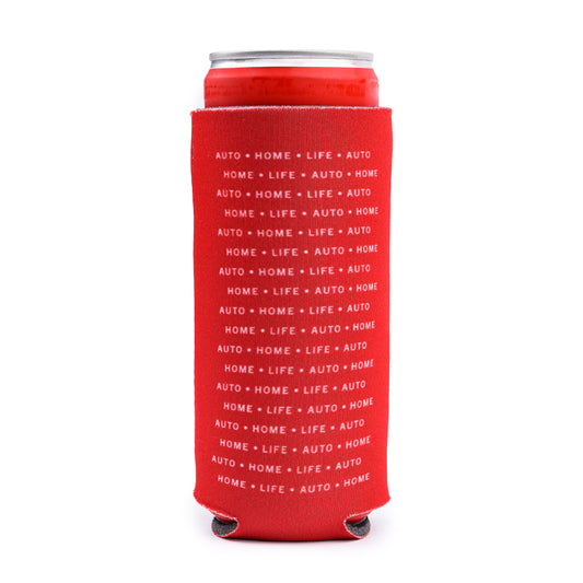 Slim Can Koozie - Red