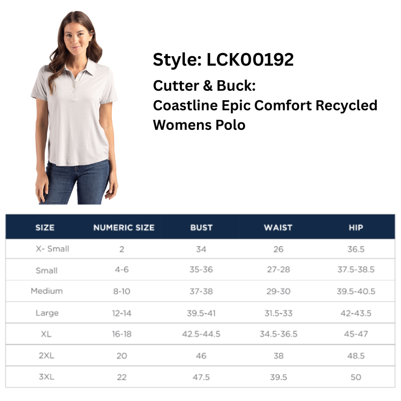 Women's C&B Coastline Polo - Concrete