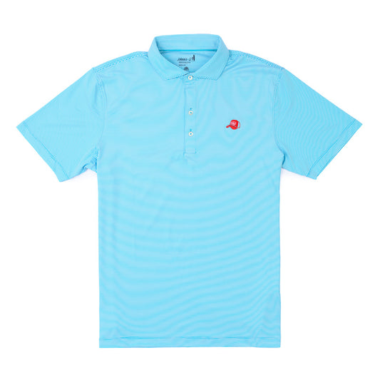 Men's Johnnie-O Lyndon Stripe Polo - Grotto