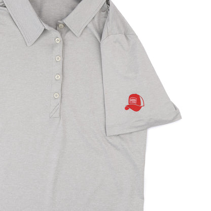 Women's C&B Coastline Polo - Concrete
