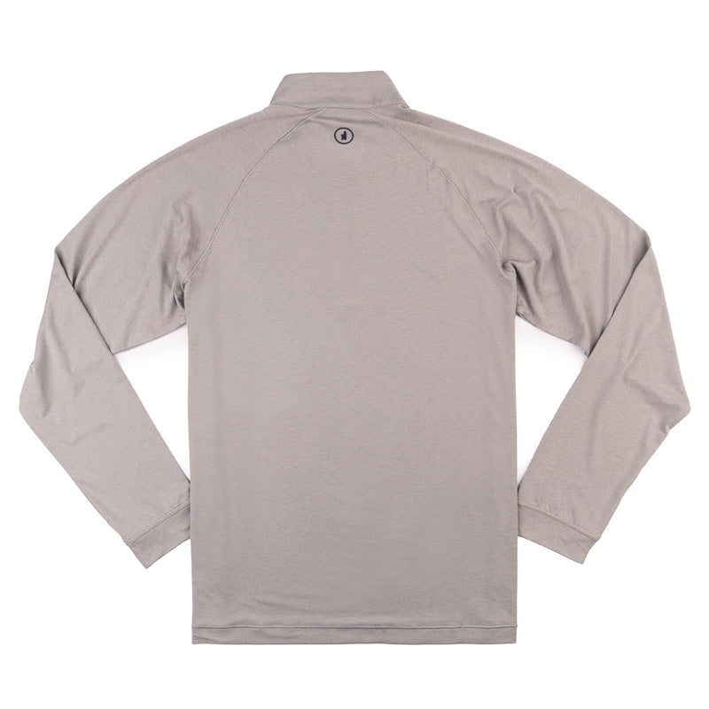 Johnnie-O Freeborne 1/4 Zip Pullover - Seal Grey