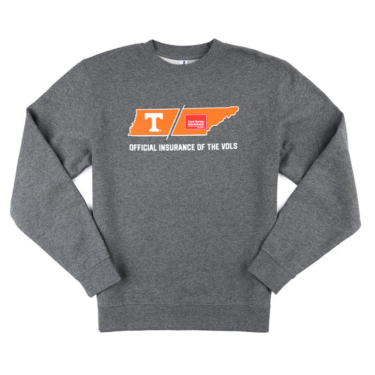 Official Insurance UT Co-Brand Sweatshirt - Gunmetal Heather