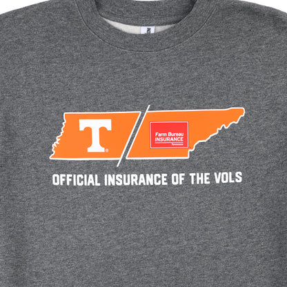 Official Insurance UT Co-Brand Sweatshirt - Gunmetal Heather