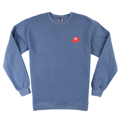 Red Hat Comfort Crew Sweatshirt - Blue Jean