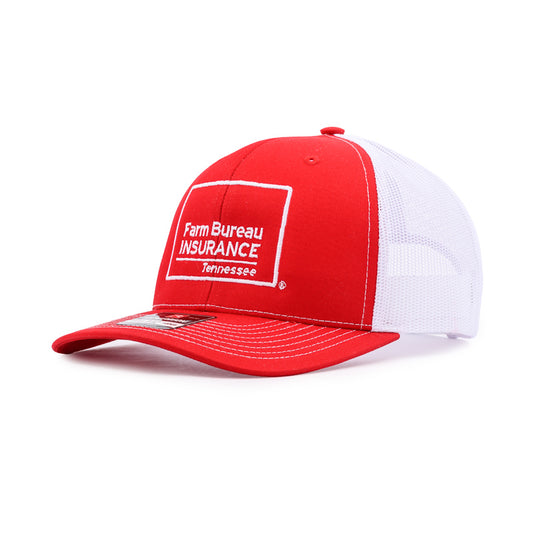Richardson Trucker Cap - Red / White