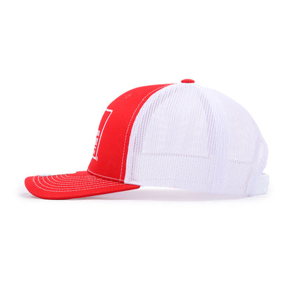 Richardson Trucker Cap - Red / White