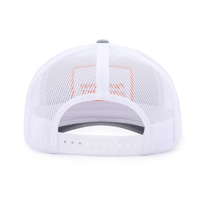 Richardson Trucker Cap - Heather Grey / White