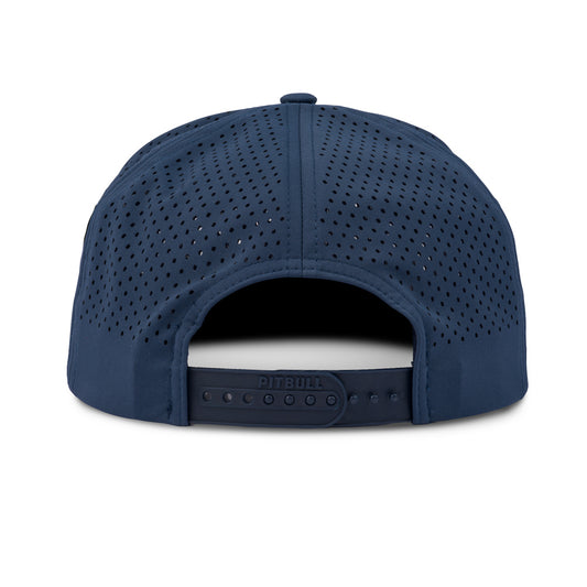 Perforated Rope Patch Cap - Navy