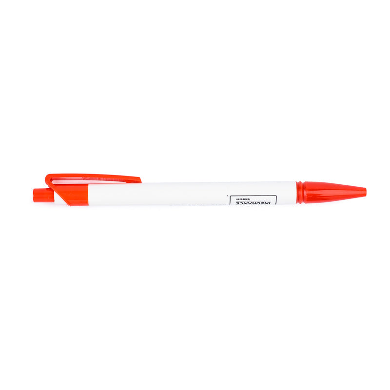 Click Pen - White / Red