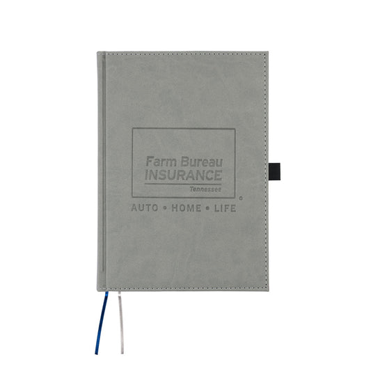 Large Bound 7" x 10" Journal - Grey