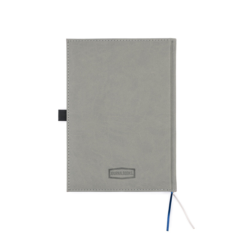 Large Bound 7" x 10" Journal - Grey
