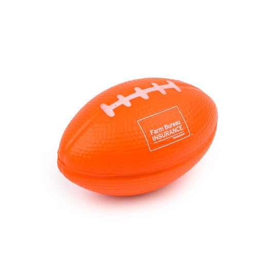 Football Stress Reliever - Orange
