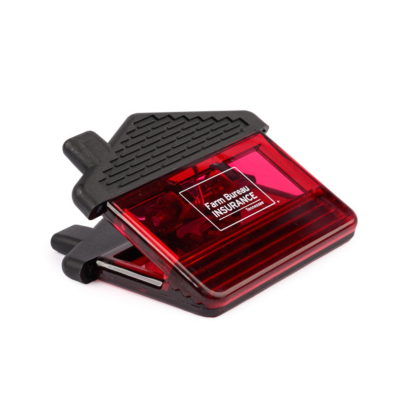 House Shaped Bag Clip - Red