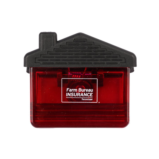 House Shaped Bag Clip - Red