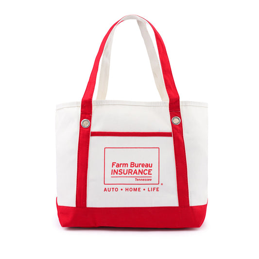 Cotton Canvas Tote Bag - Natural