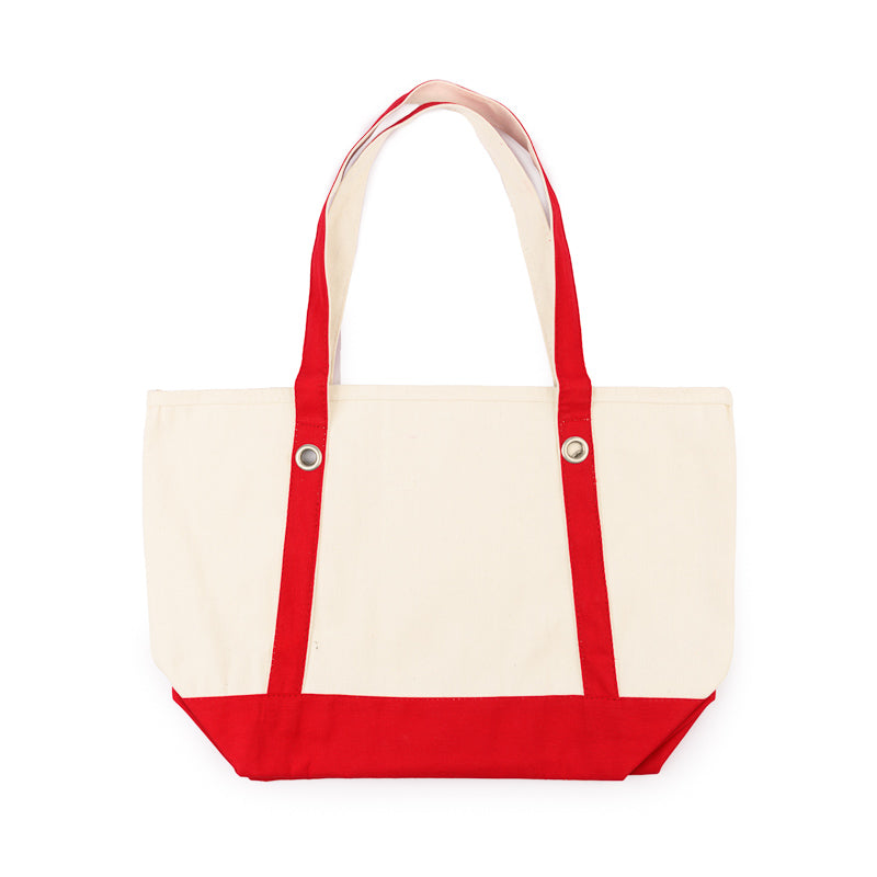 Cotton Canvas Tote Bag - Natural